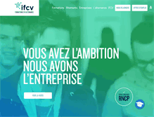 Tablet Screenshot of ifcv.fr